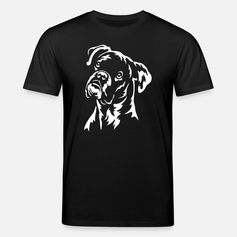 Boxer Head « Black Edition » - T-shirt bio CREATOR Stanley/Stella Unisexe - noir