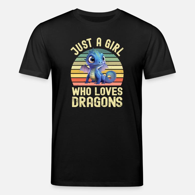 Drache Drachen - Stanley/Stella Unisex Bio-T-Shirt CREATOR  - Schwarz