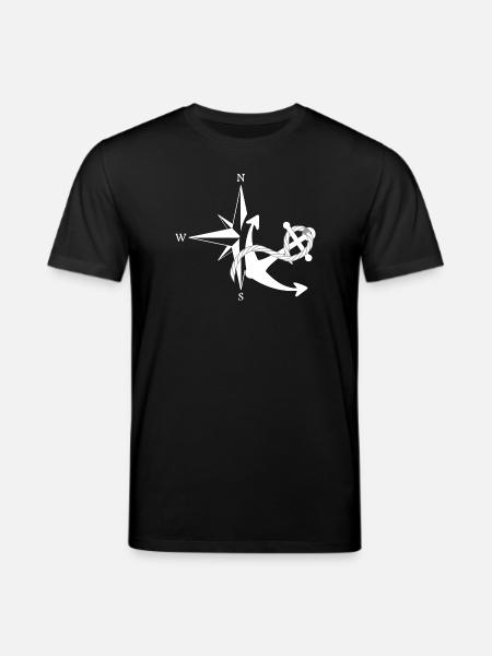 Anker & Seerose - Stanley/Stella Unisex Bio-T-Shirt CREATOR  - Schwarz