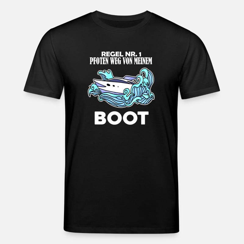 Boote Motorboot - Stanley/Stella Unisex Bio-T-Shirt CREATOR  - Schwarz