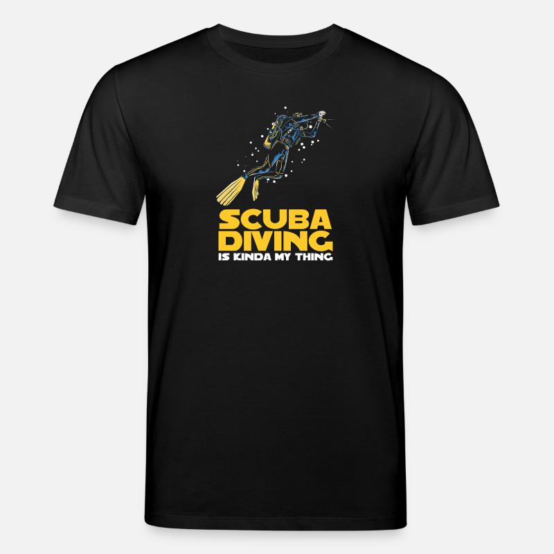 Scuba Diver Tauchlehrer Design - Stanley/Stella Unisex Bio-T-Shirt CREATOR  - Schwarz