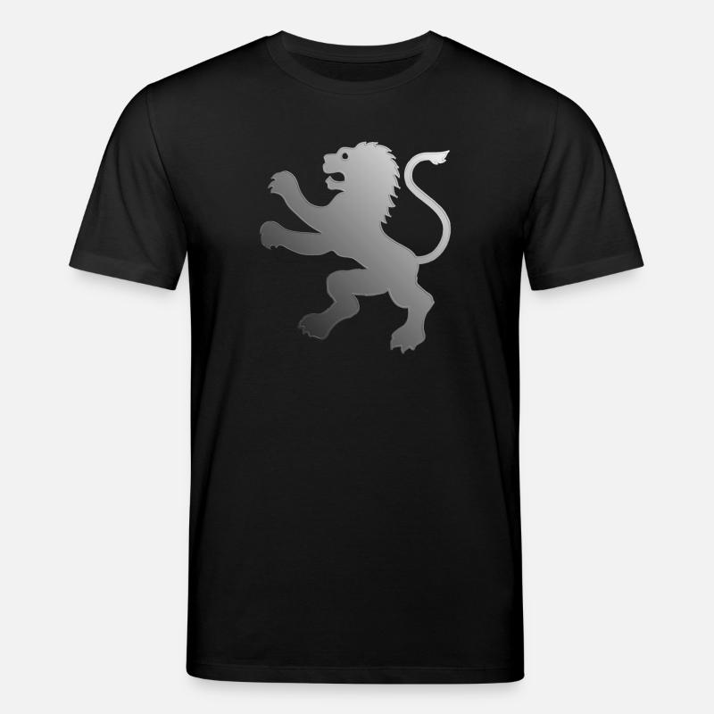 Lion embossed | Wappentier - Stanley/Stella Unisex Bio-T-Shirt CREATOR  - Schwarz
