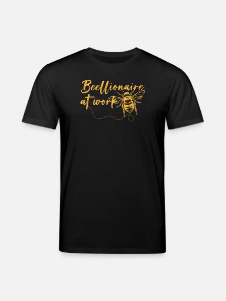 Beellionaire at Work - Stanley/Stella CREATOR Unisex Organic T-Shirt - black