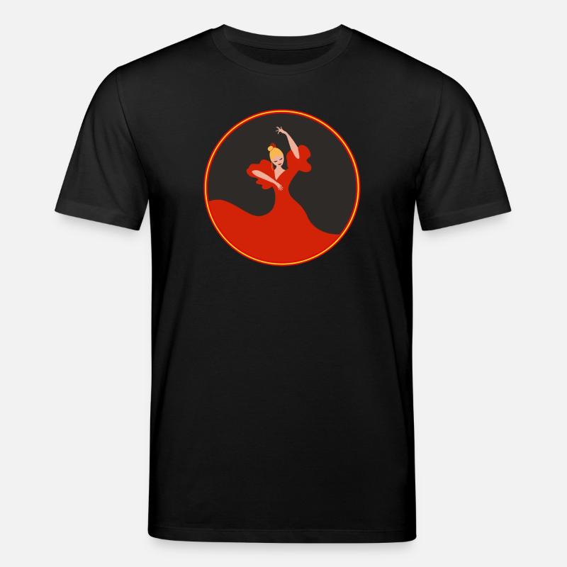 Flamenco Tänzerin 2 - Stanley/Stella Unisex Bio-T-Shirt CREATOR  - Schwarz