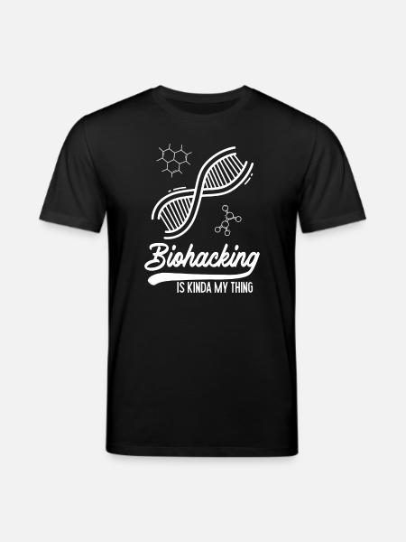 Biohacking is kinda my thing - Stanley/Stella CREATOR Unisex Organic T-Shirt - black