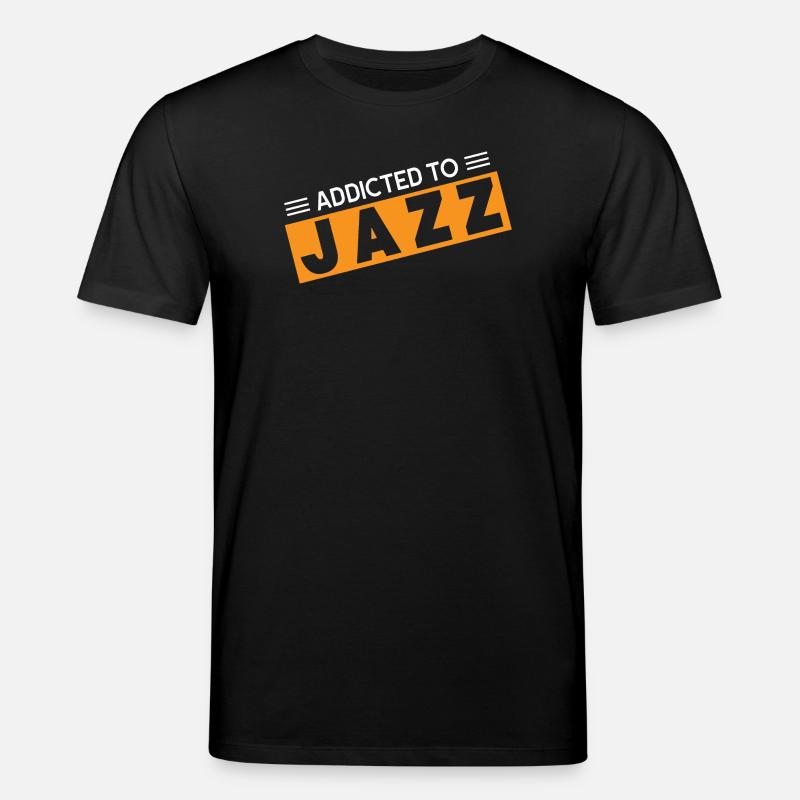 Süchtig nach Jazz - Stanley/Stella Unisex Bio-T-Shirt CREATOR  - Schwarz