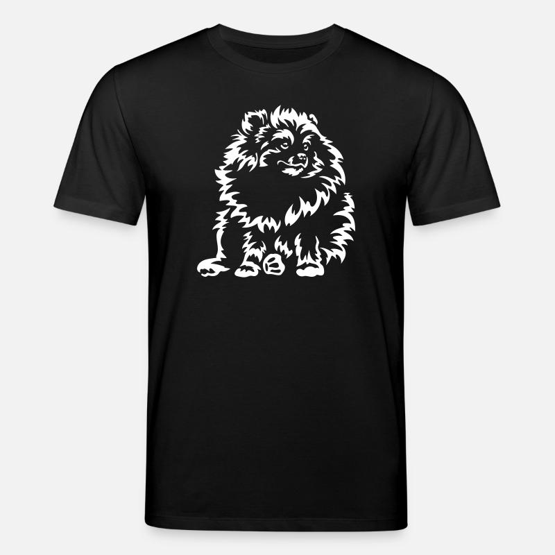 Zwergspitz "Black Edition" - Stanley/Stella Unisex Bio-T-Shirt CREATOR - Schwarz