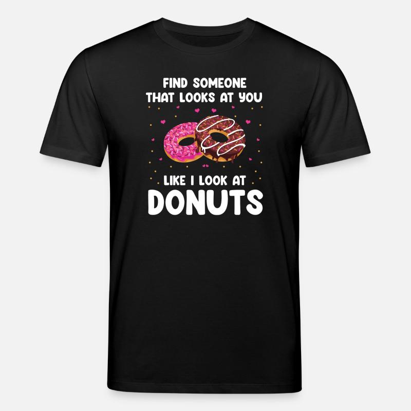 Donuts Love Design - Stanley/Stella Unisex Bio-T-Shirt CREATOR - Schwarz