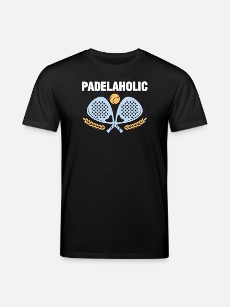 Padel Tennis Padelaholic - Stanley/Stella CREATOR økologisk unisex-T-shirt - sort