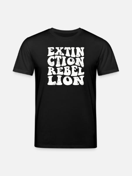 Extinction Rebellion Retro white - Stanley/Stella CREATOR Unisex Organic T-Shirt - black