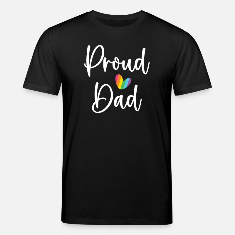 Stolzer Papa - Stanley/Stella Unisex Bio-T-Shirt CREATOR  - Schwarz