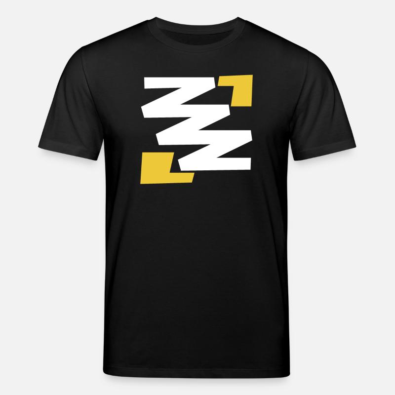 Einfaches digitales Kunstemblem mit Z - Stanley/Stella Unisex Bio-T-Shirt CREATOR  - Schwarz