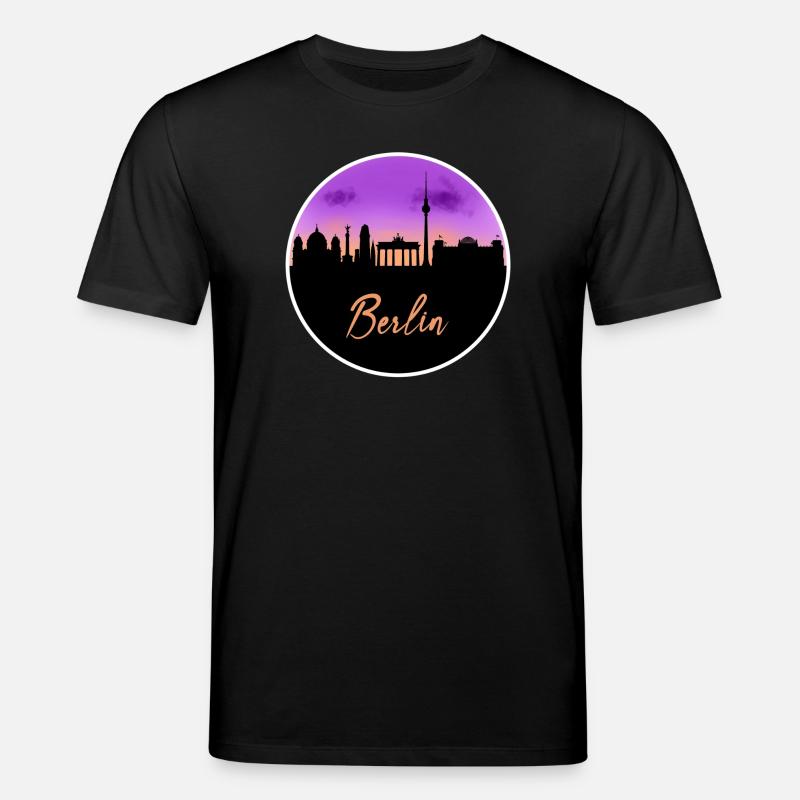 Berlin Fine Skyline - Stanley/Stella Unisex Bio-T-Shirt CREATOR - Schwarz