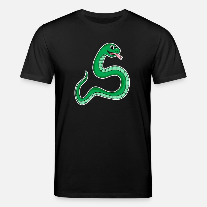 Serpent - Serpent vert - T-shirt bio CREATOR Stanley/Stella Unisexe - noir