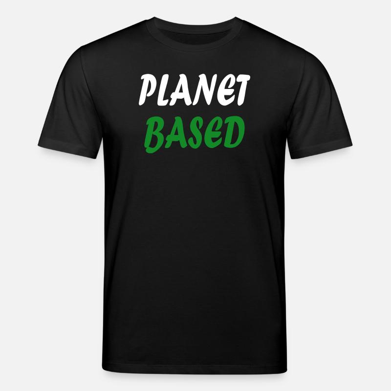 Planet based vegan - Stanley/Stella Unisex Bio-T-Shirt CREATOR  - Schwarz