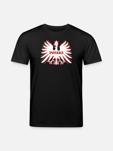Polska eagle - Stanley/Stella CREATOR Unisex Organic T-Shirt - black