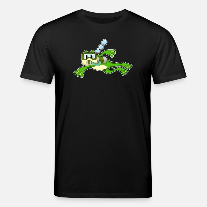 Bouteille d’oxygène Frog Diver - T-shirt bio CREATOR Stanley/Stella Unisexe - noir