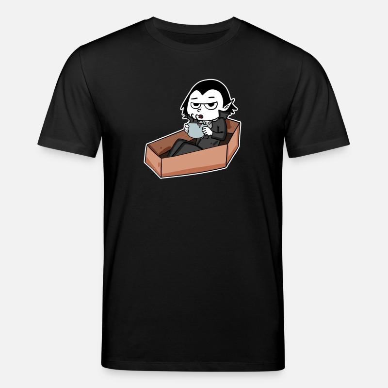 Vampire boit du café - T-shirt bio CREATOR Stanley/Stella Unisexe - noir