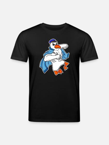 Seagull Captain Faust - Stanley/Stella CREATOR Unisex Organic T-Shirt - black