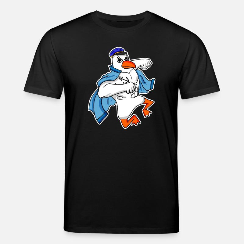 Seagull Captain Faust - Stanley/Stella CREATOR Unisex Organic T-Shirt - black