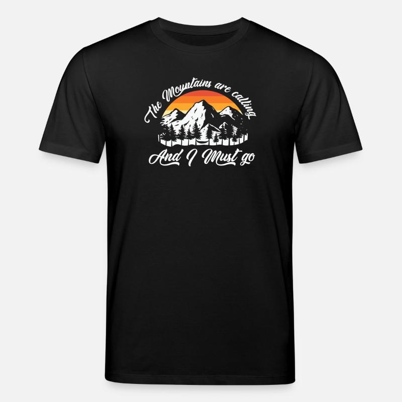 Berg, Wandern, Wandern - Stanley/Stella Unisex Bio-T-Shirt CREATOR - Schwarz