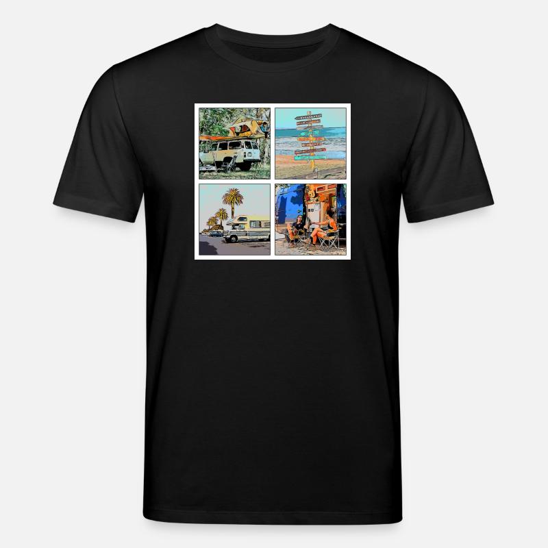 CAMPING - T-shirt bio CREATOR Stanley/Stella Unisexe - noir