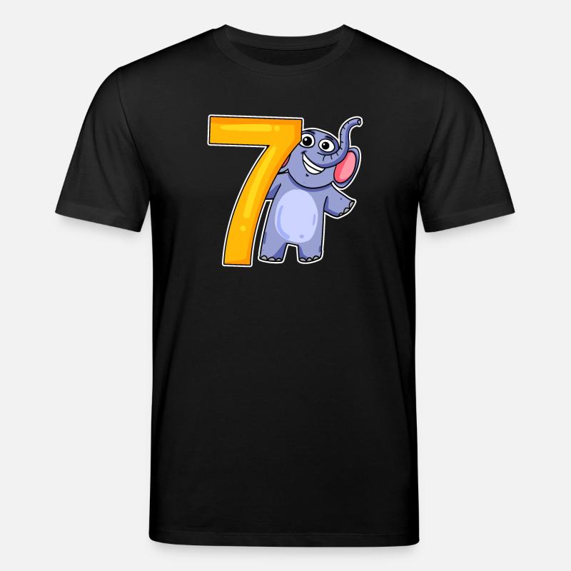 sieben - 7 - Stanley/Stella Unisex Bio-T-Shirt CREATOR  - Schwarz