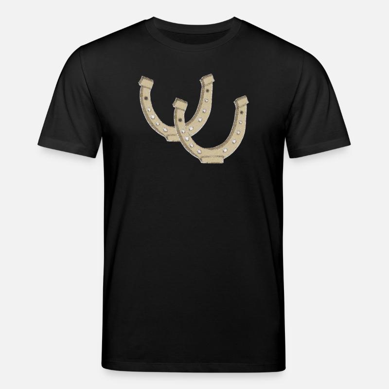 hufeisen impressionismus - Stanley/Stella Unisex Bio-T-Shirt CREATOR  - Schwarz