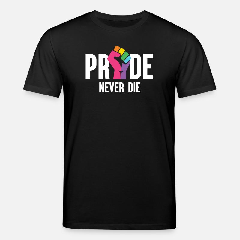 Pride Month LGBT - Pride Never Die - Stanley/Stella Unisex Bio-T-Shirt CREATOR  - Schwarz