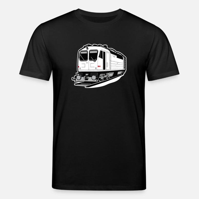 Lokomotive, Zug, Eisenbahn - Stanley/Stella Unisex Bio-T-Shirt CREATOR - Schwarz