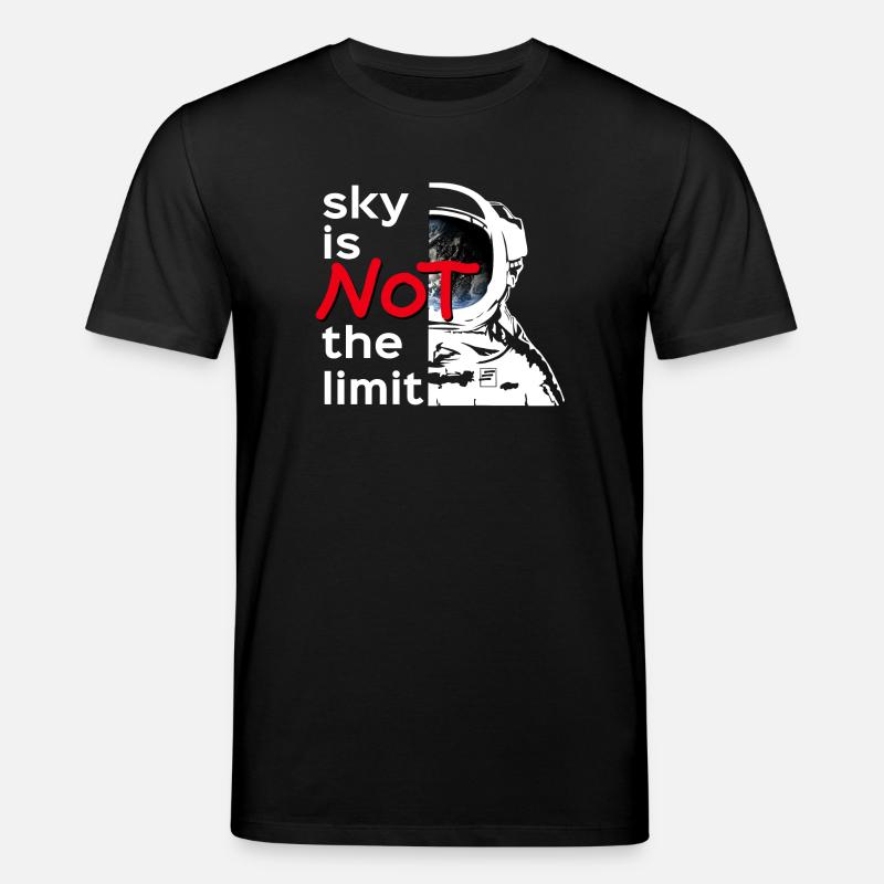 sky is Not the limit white - Stanley/Stella Unisex Bio-T-Shirt CREATOR  - Schwarz