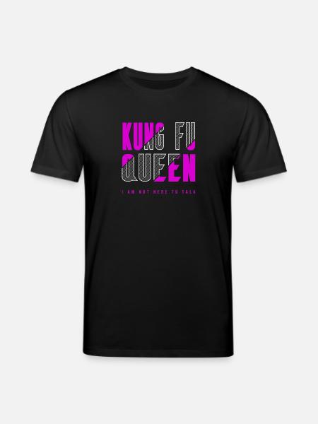 Kung Fu Queen - Stanley/Stella CREATOR Unisex Organic T-Shirt - black
