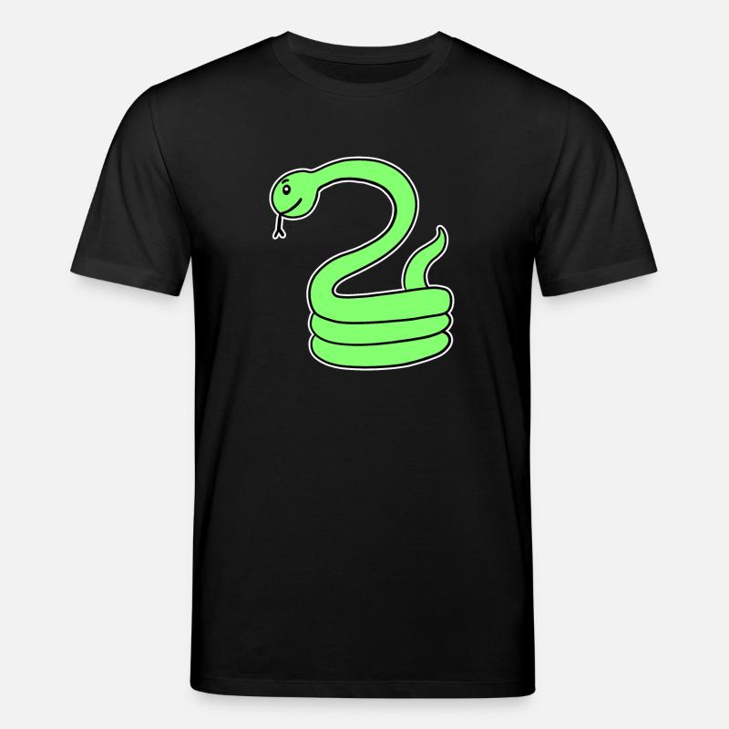 Serpent - Serpent vert - T-shirt bio CREATOR Stanley/Stella Unisexe - noir