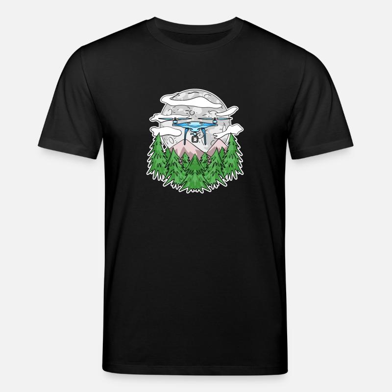 Drohne - Stanley/Stella Unisex Bio-T-Shirt CREATOR  - Schwarz