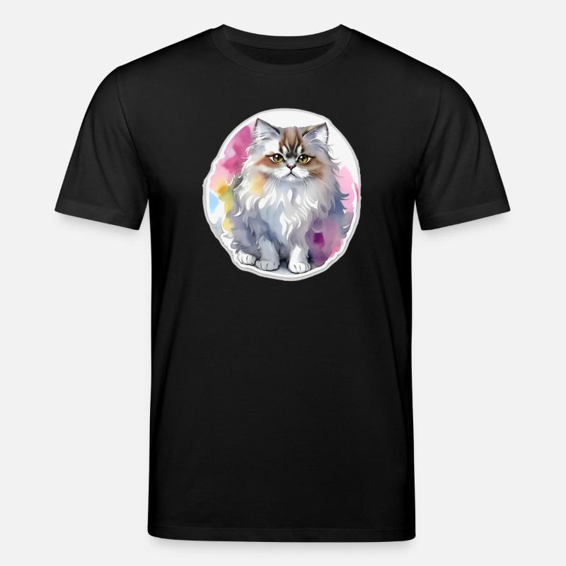 Perserkatze - Stanley/Stella Unisex Bio-T-Shirt CREATOR  - Schwarz