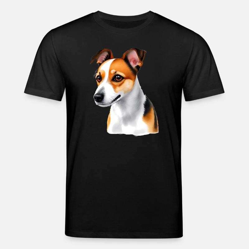 Jack Russel - Stanley/Stella Unisex Bio-T-Shirt CREATOR  - Schwarz