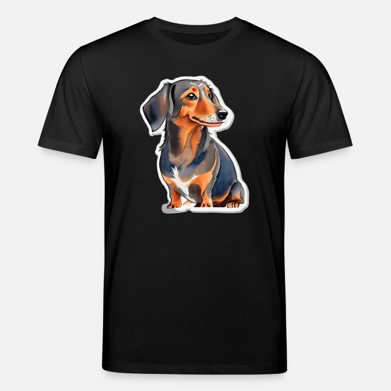 Dackel - Stanley/Stella Unisex Bio-T-Shirt CREATOR - Schwarz