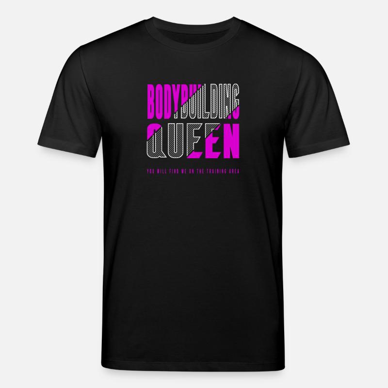 Bodybuilding Königin - Stanley/Stella Unisex Bio-T-Shirt CREATOR  - Schwarz