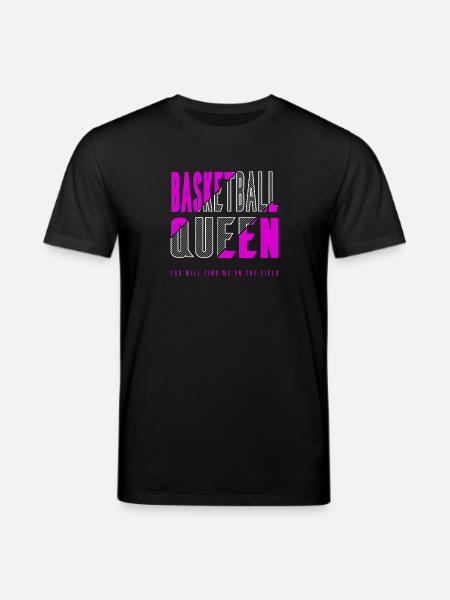 Basketball Queen - Stanley/Stella CREATOR Unisex Organic T-Shirt - black