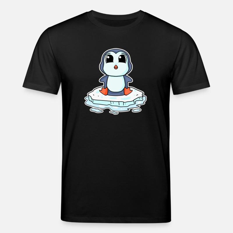 Pinguin Pinguine - Stanley/Stella Unisex Bio-T-Shirt CREATOR - Schwarz