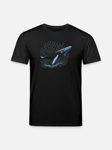 Big whale - Stanley/Stella CREATOR Unisex Organic T-Shirt - black