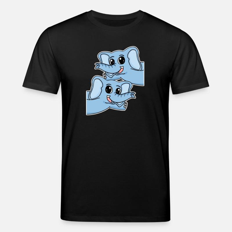 Éléphant éléphant - T-shirt bio CREATOR Stanley/Stella Unisexe - noir