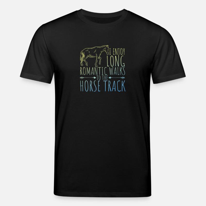 courses de chevaux - T-shirt bio CREATOR Stanley/Stella Unisexe - noir