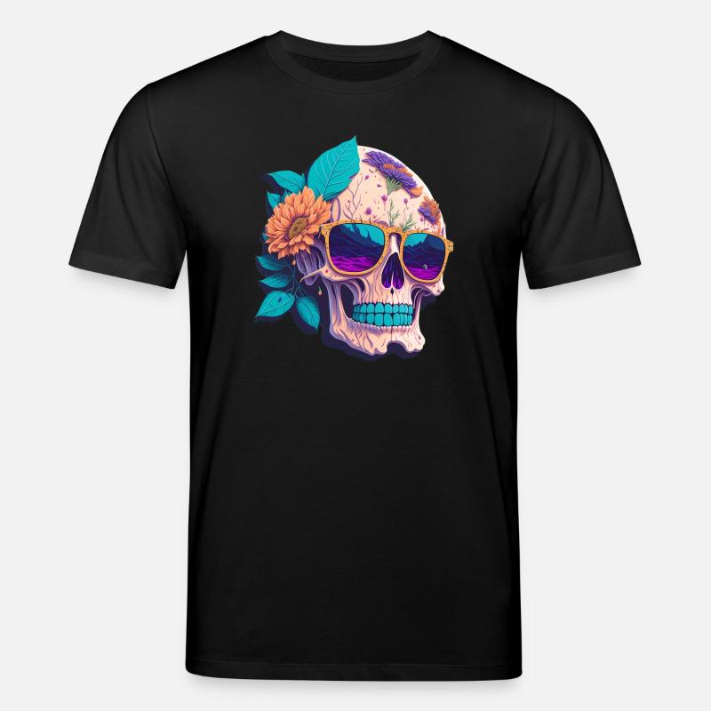 Totenkopf - Stanley/Stella Unisex Bio-T-Shirt CREATOR  - Schwarz
