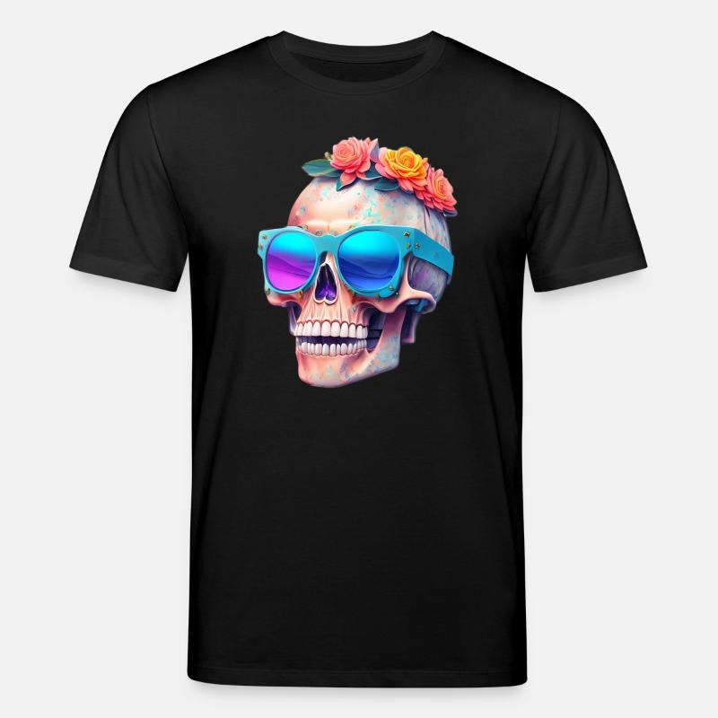 Totenkopf - Stanley/Stella Unisex Bio-T-Shirt CREATOR - Schwarz
