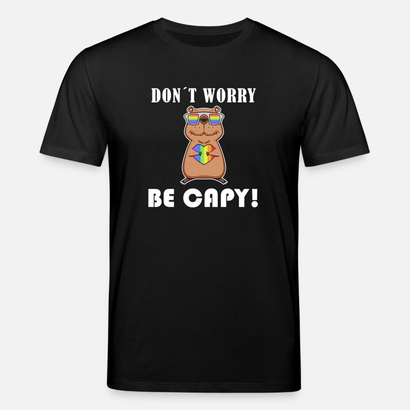 Capybara Capybara Gift - Stanley/Stella CREATOR Unisex Organic T-Shirt - black