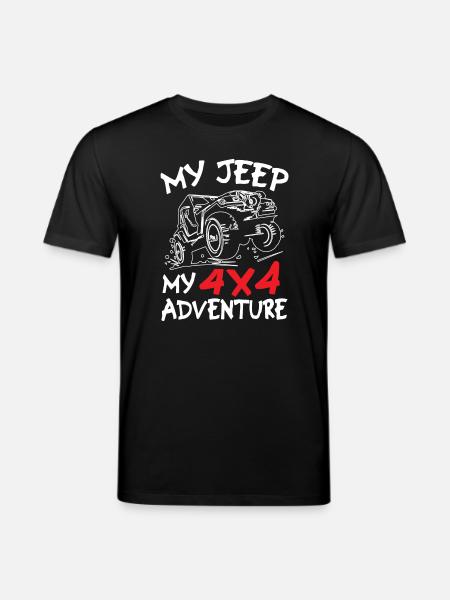 Mes Jeeps Mon Aventure - T-shirt bio CREATOR Stanley/Stella Unisexe - noir