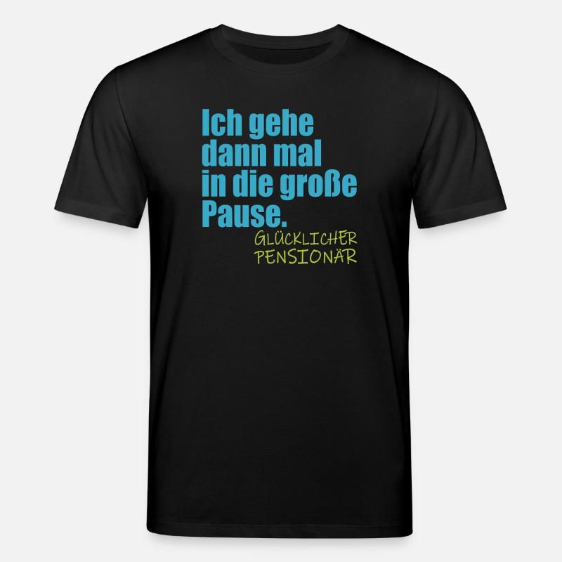 Abschiedsgeschenke Pensionär Lehrer RENTE - Stanley/Stella Unisex Bio-T-Shirt CREATOR  - Schwarz