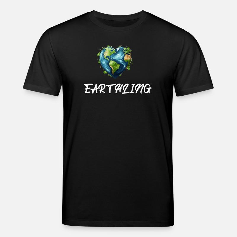 Earthling Weltbürger - Stanley/Stella Unisex Bio-T-Shirt CREATOR  - Schwarz
