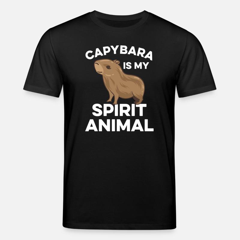 Capybara Zootier Design - Stanley/Stella Unisex Bio-T-Shirt CREATOR - Schwarz
